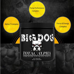 Bruiseweed Big Dog 3-in-1 Total Alpha pour, convenient daily ritual.