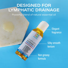 Bruizex massage therapist applying oil during gentle lymphatic drain massage.
