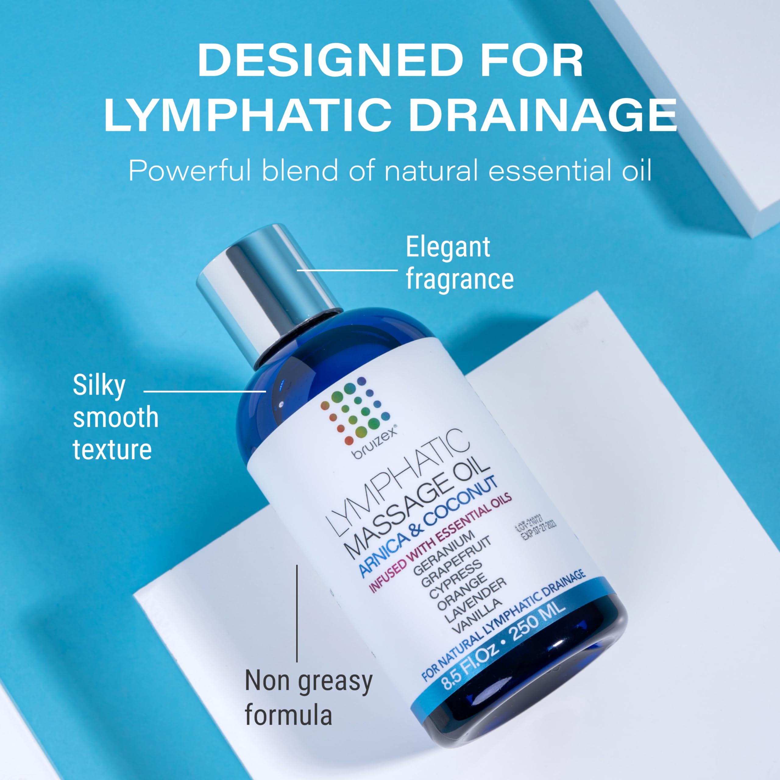Bruizex post-surgery oil used on abdomen after tummy tuck