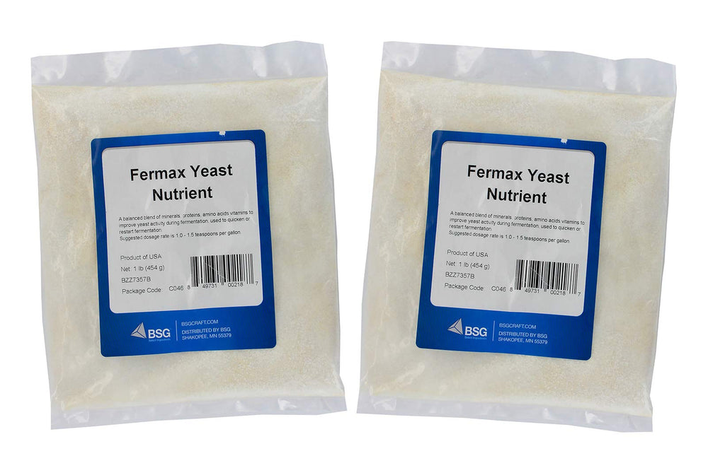 BSG Fermax Yeast Nutrient 1lb pack supports consistent fermentation performance.