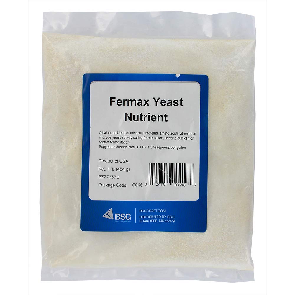 BSG Fermax Yeast Nutrient in use during fermentation, speed and attenuation potential.