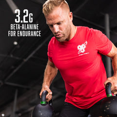 Powder dissolving in water with razzle-dazzle flavor profile in BSN VASO