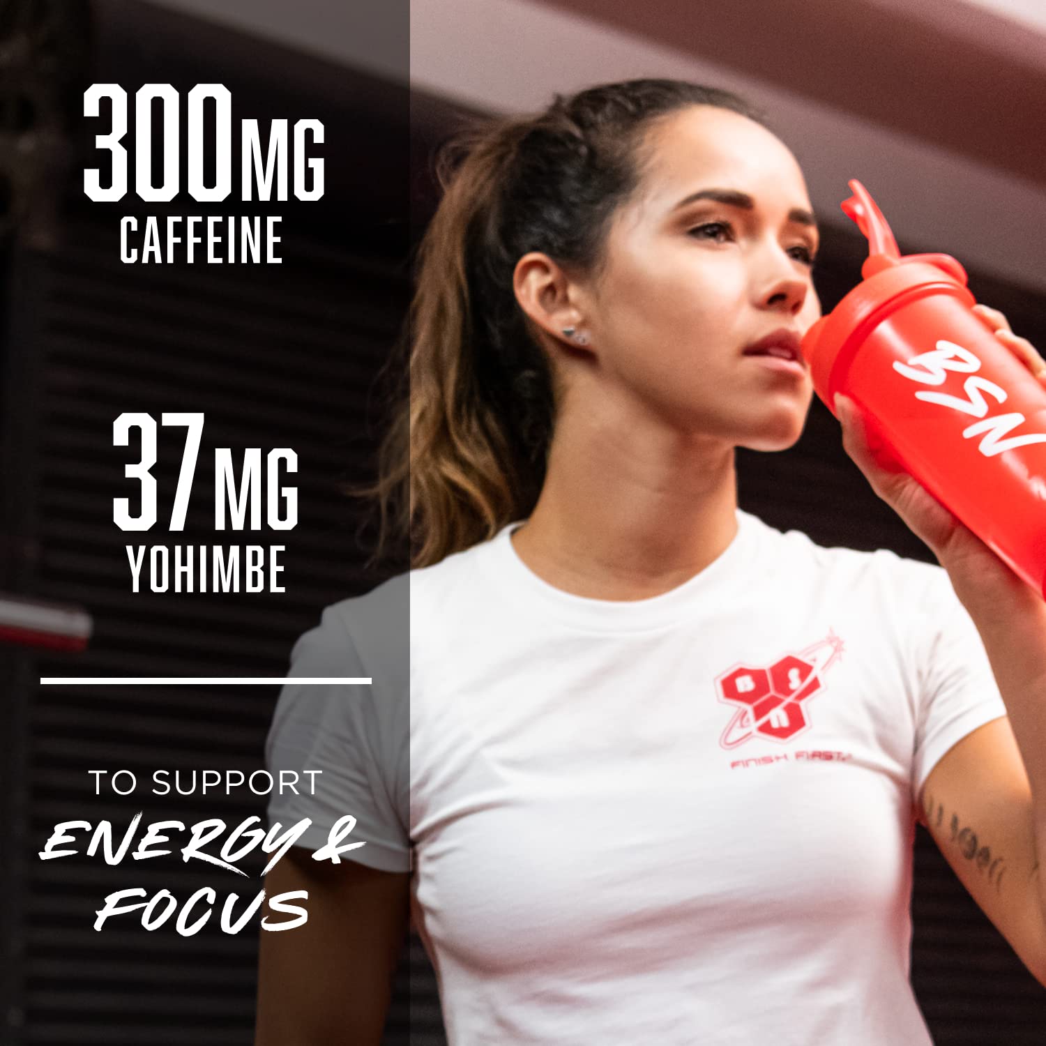 BSN N.O.-XPLODE VASO powder dissolving in water for a refreshing pre-workout sip