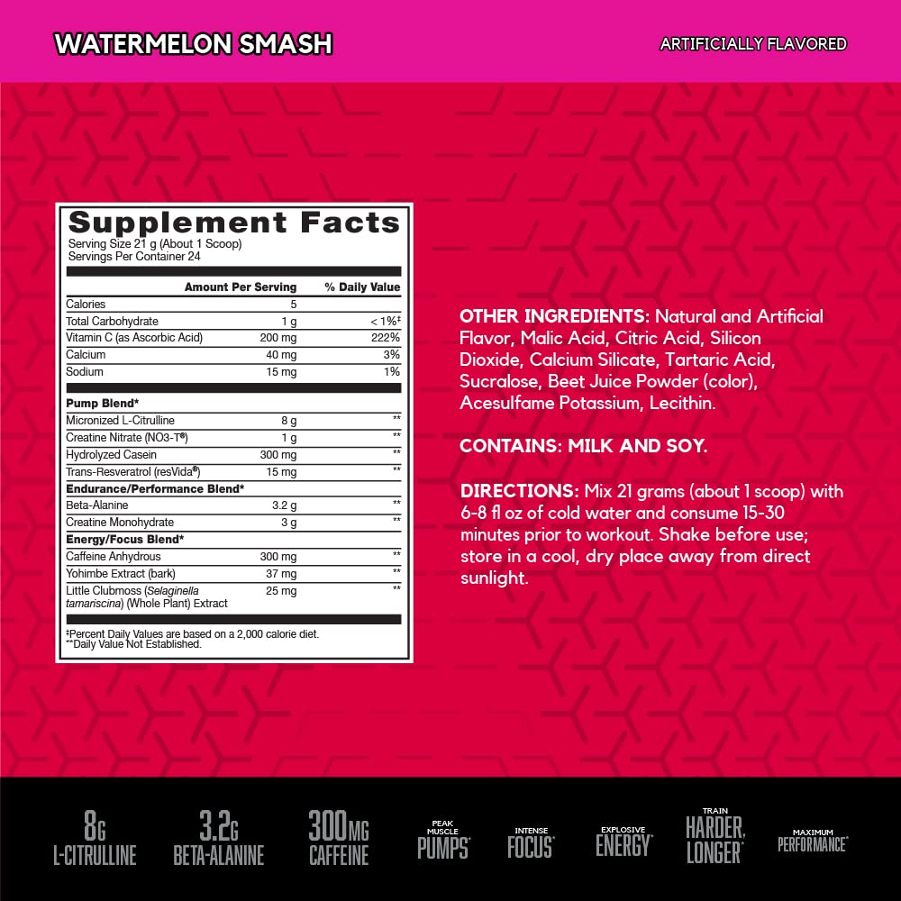 BSN N.O.-XPLODE VASO scoop beside tub for quick, effective energy prep