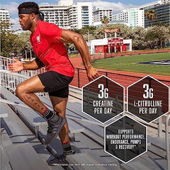 BSN Nitrix 2.0 label detail highlights creatine and citrulline