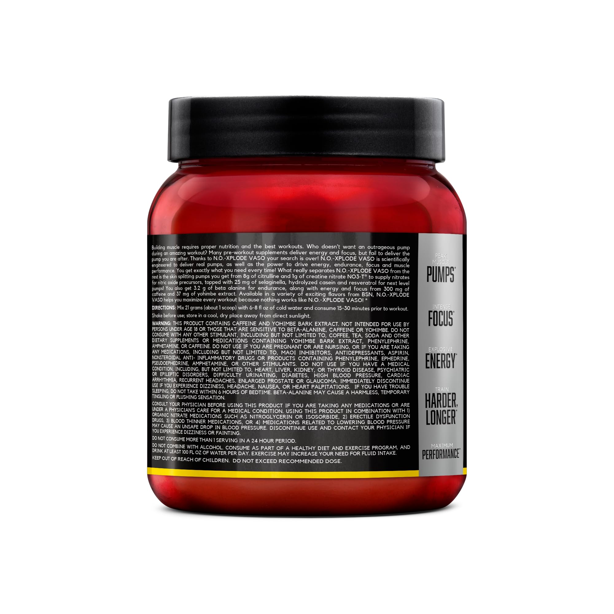 BSN N.O.-XPLODE Vaso pineapple bottle with scoop for prep