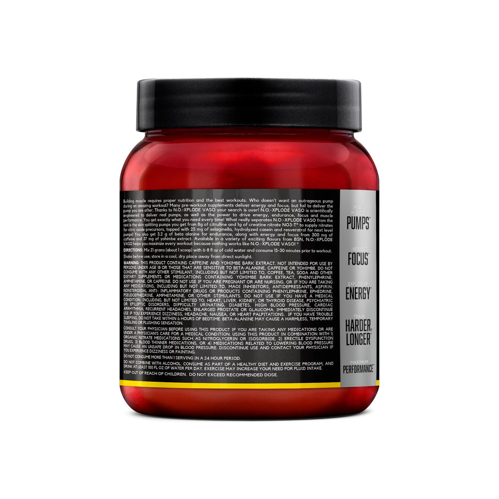 BSN N.O.-XPLODE Vaso pineapple bottle with scoop for prep
