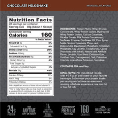 BSN SYNTHA-6 Edge chocolate powder scoop emphasizes convenient, high-protein supplement.