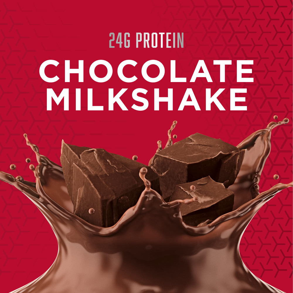 BSN SYNTHA-6 Edge chocolate shaker mixing highlights smooth blend for anytime protein.