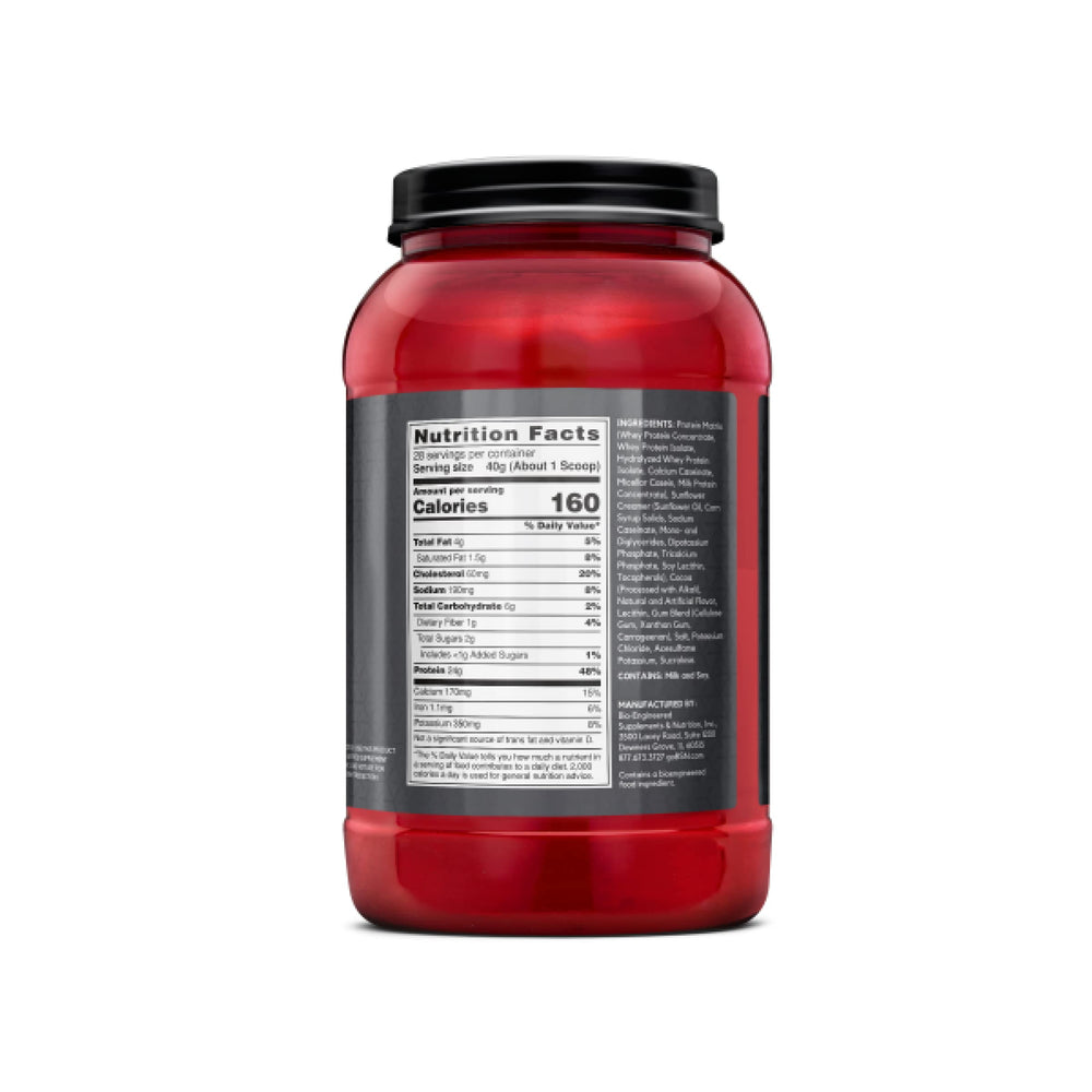 BSN SYNTHA-6 Edge delicious protein foam suggests satisfying texture after workouts.