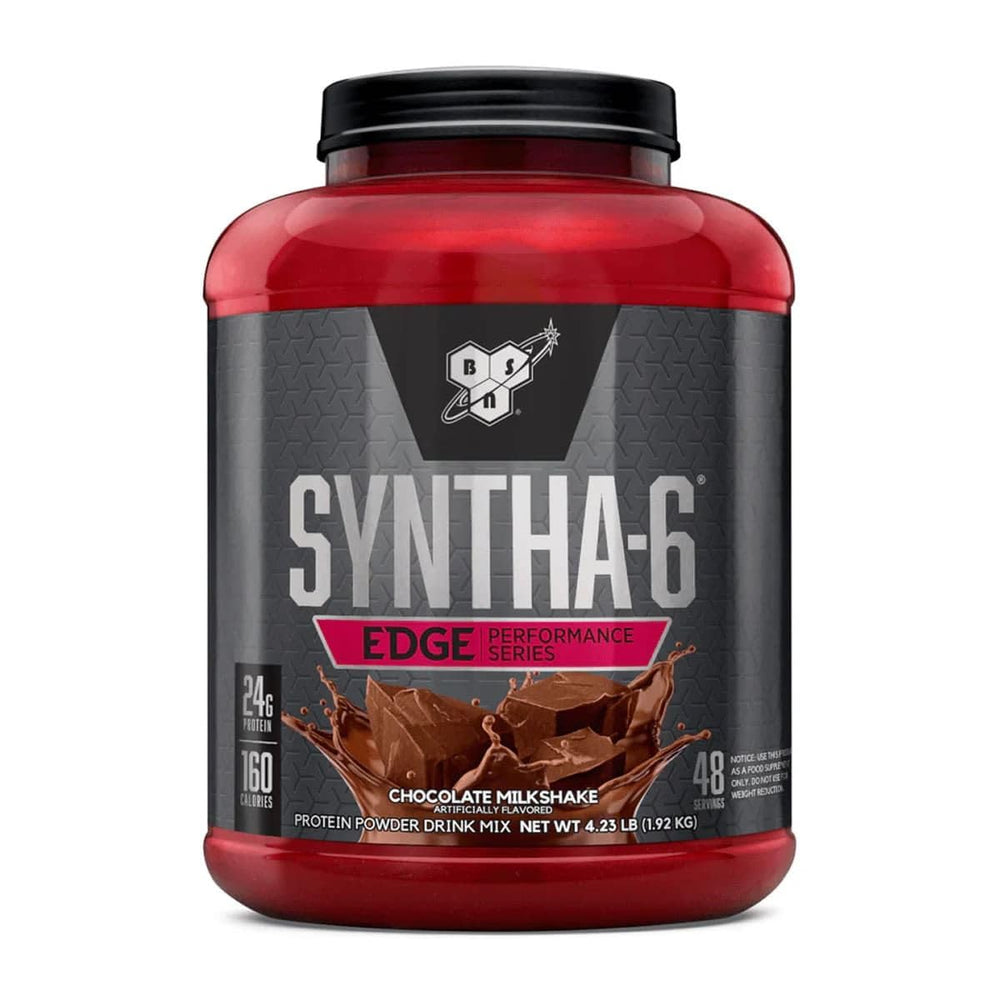 BSN SYNTHA-6 EDGE label close-up notes protein blend
