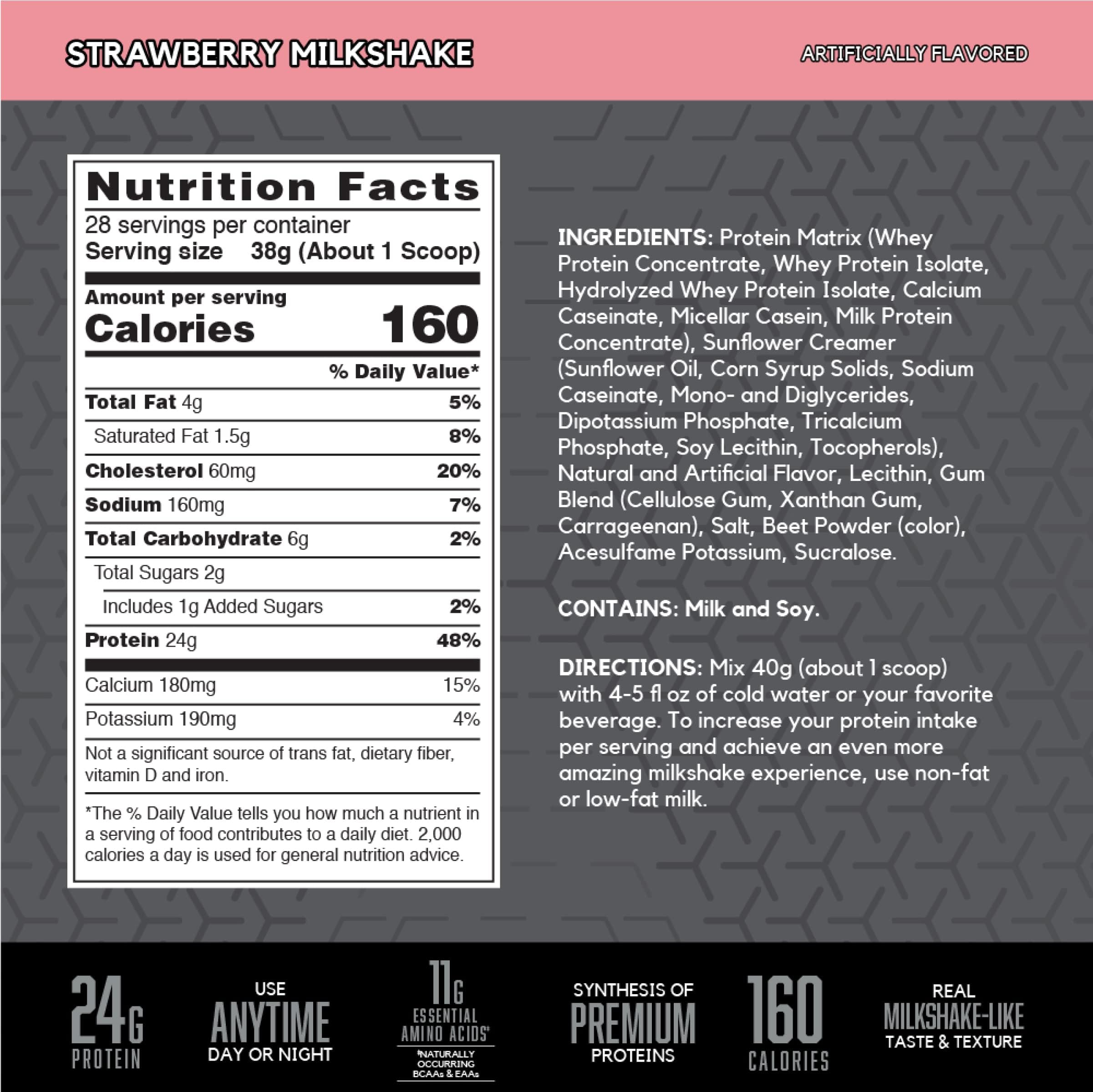 BSN SYNTHA-6 Edge cup with powder shows quick-mixing convenience post-workout.