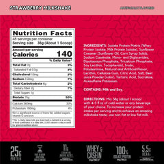 BSN SYNTHA-6 ISOLATE bottle side, creamy flavor for quick recovery after training.