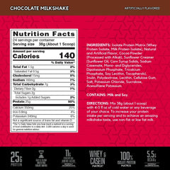 BSN SYNTHA-6 ISOLATE tub back displays nutrition panel and protein profile.