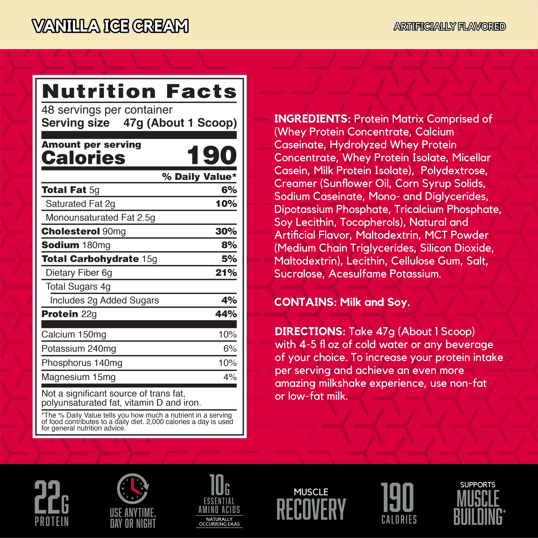 BSN SYNTHA-6 protein shake shown after a workout