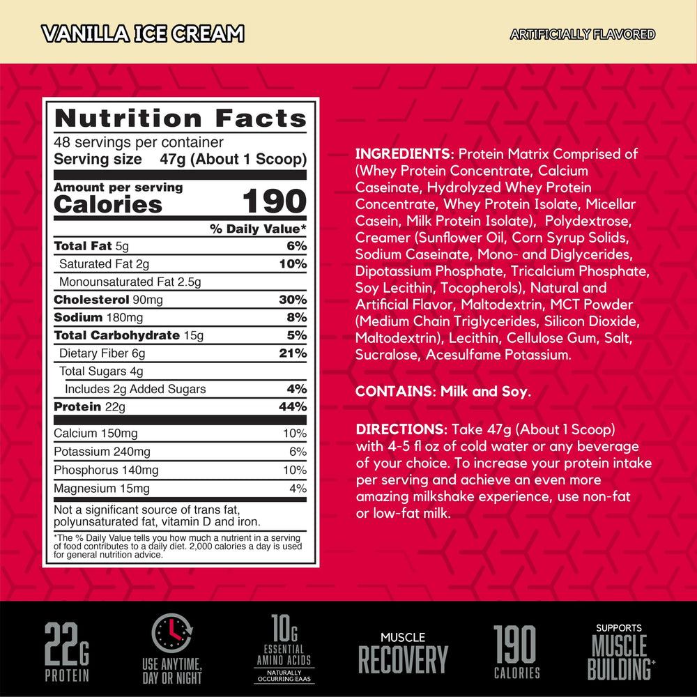 BSN SYNTHA-6 protein shake shown after a workout
