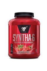 BSN SYNTHA-6 Strawberry Milkshake bottle showing creamy shake ideal for post-workout recovery