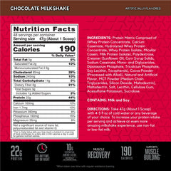 BSN SYNTHA-6 tub nutrition panel shows 22g protein per serving and low sugar.