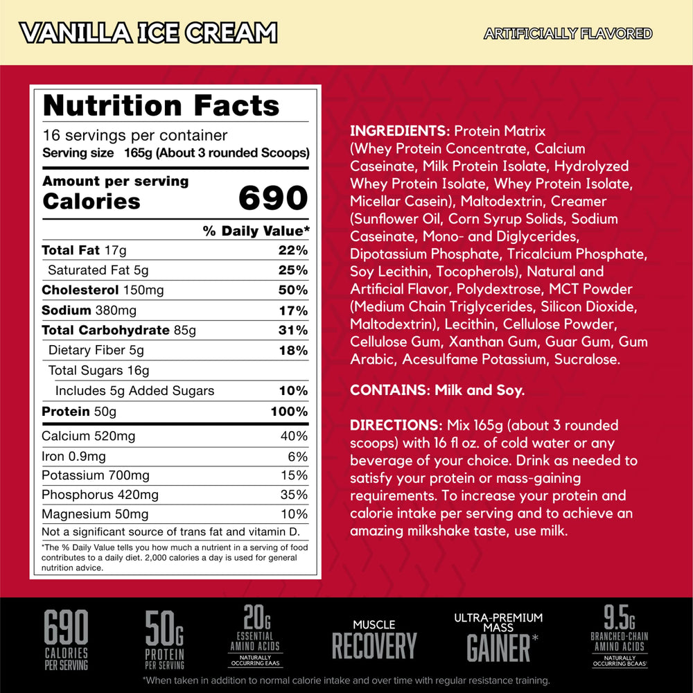 BSN TRUE-MASS serving scoop for precise daily calories and protein