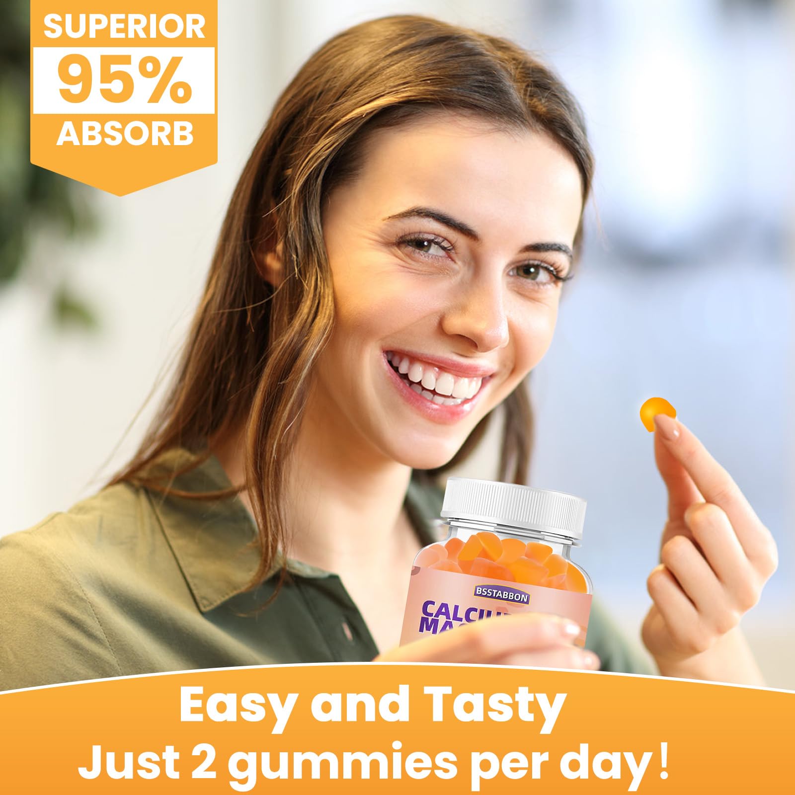 BSSTABBON bottle nutrition label closeup for easy ingredient verification.
