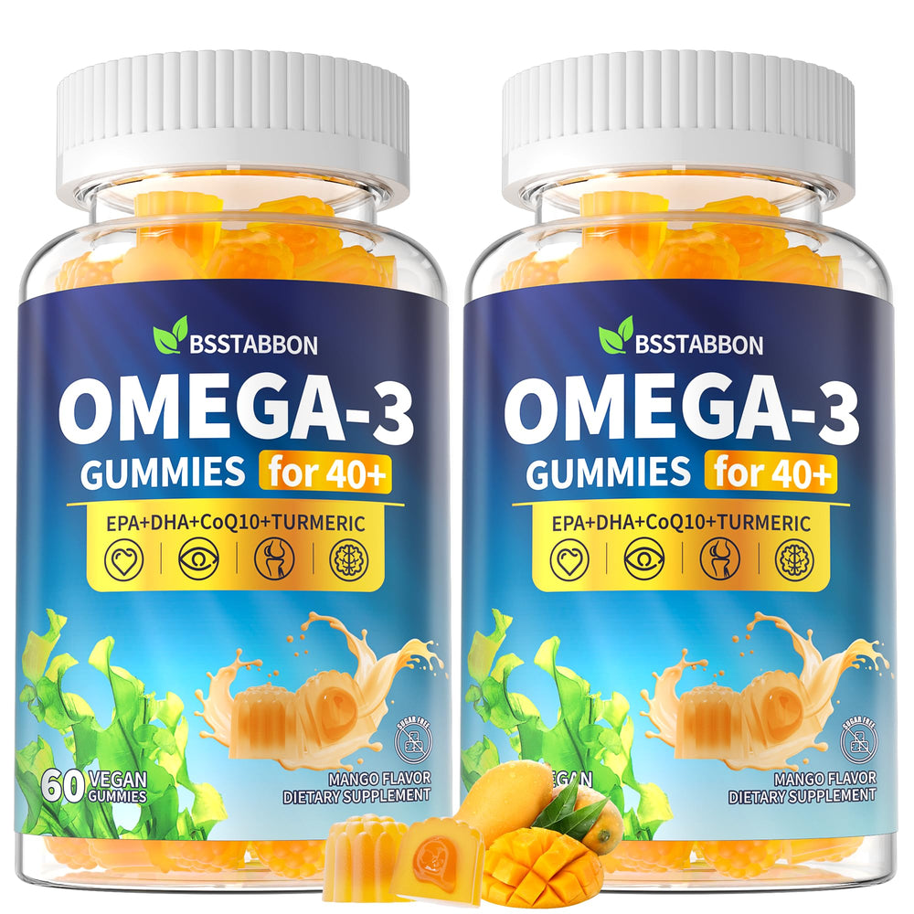 BSSTABBON Omega-3 gummies bottle for convenient daily support