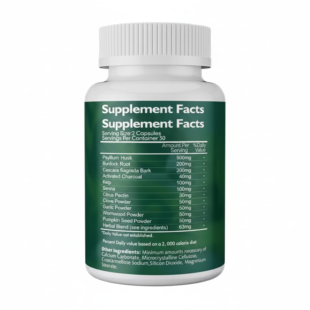 BSYS capsules inside view showing daily dosage and form
