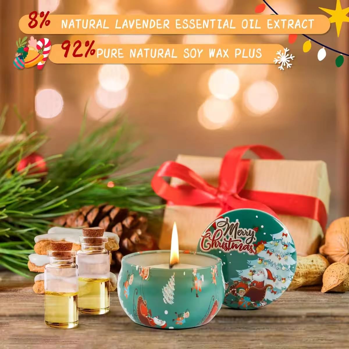 Bszatan Lemon Vanilla candle for bright mood