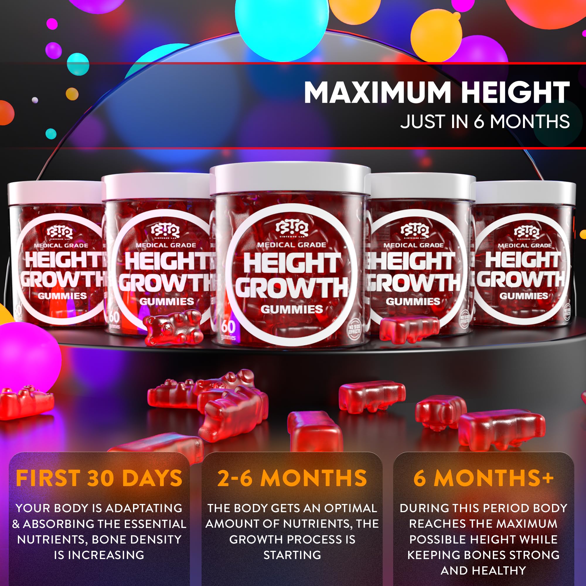 BTQ Biotequelab height growth includes ashwagandha for balanced daily wellness.