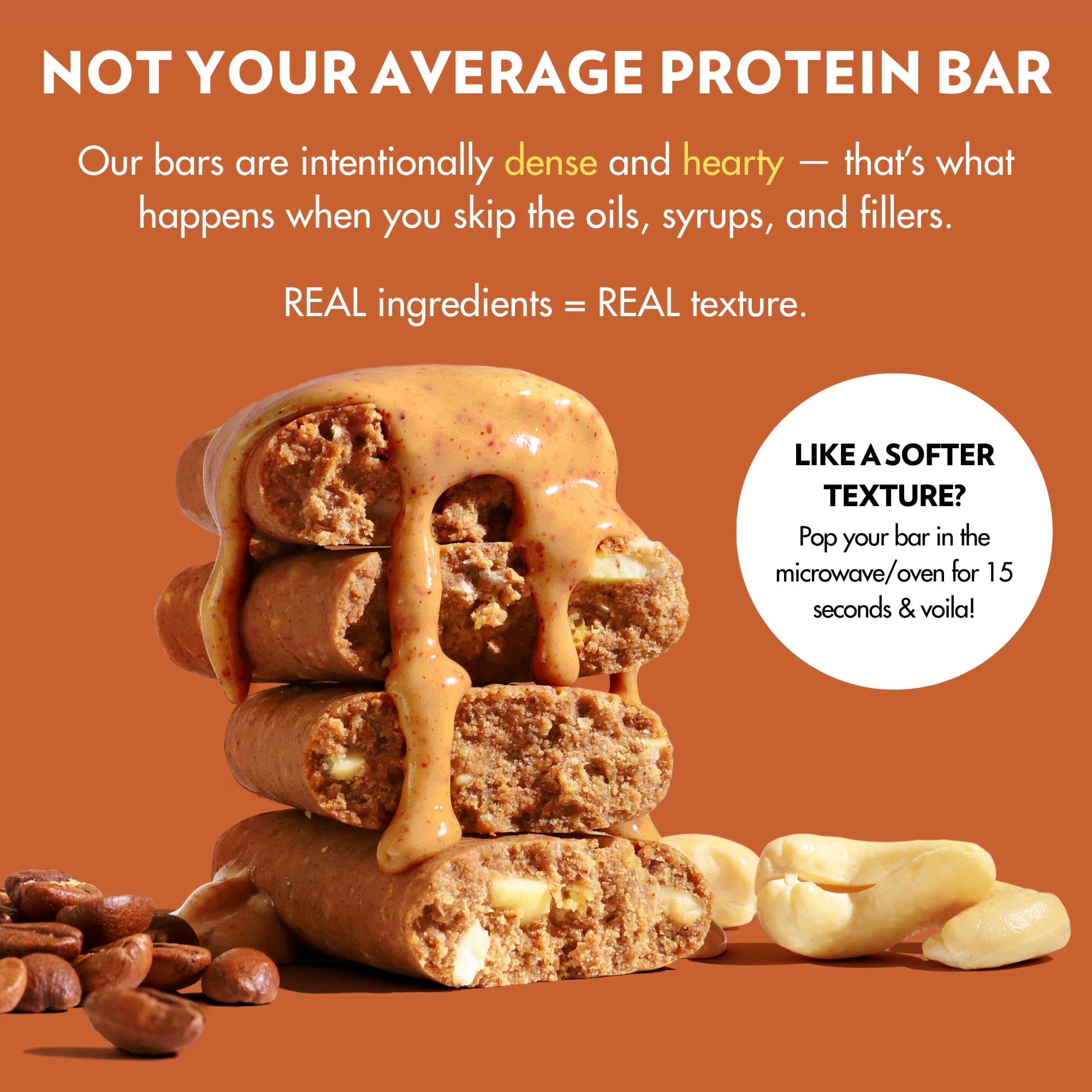 Front packaging of B.T.R. Nation vegan keto bars on store shelf