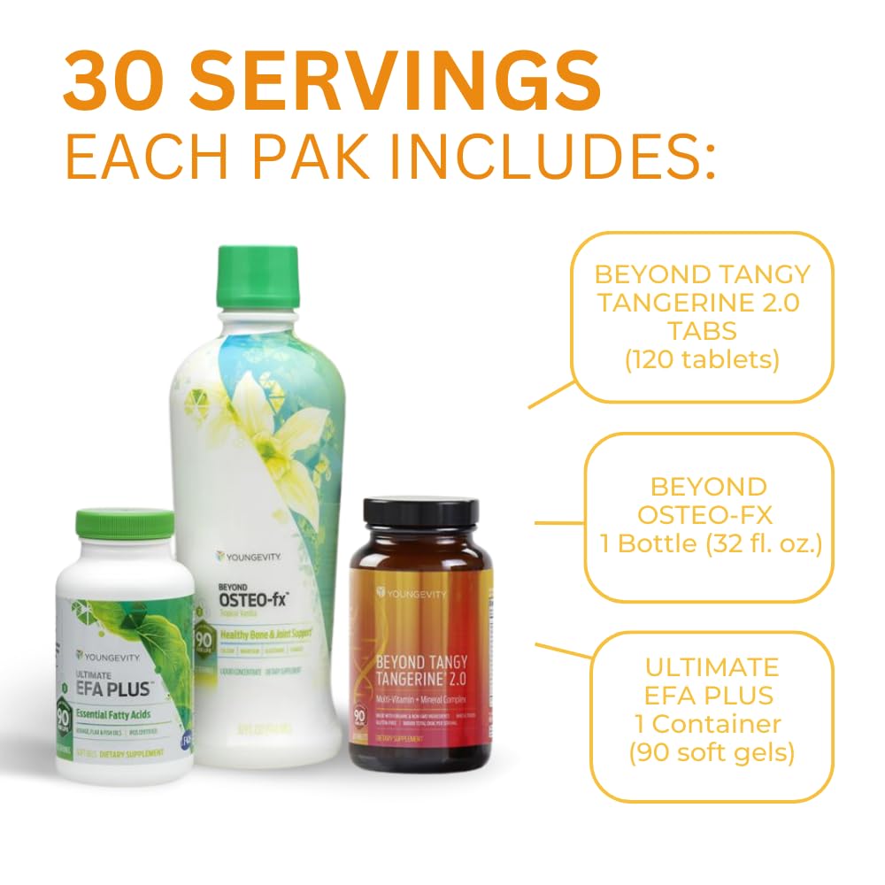 Nutrition chart on BTT 2.0 packaging for quick reference.