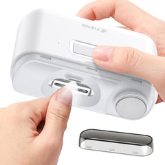 Bubbacare electric nail clipper with LED light for precise trimming.