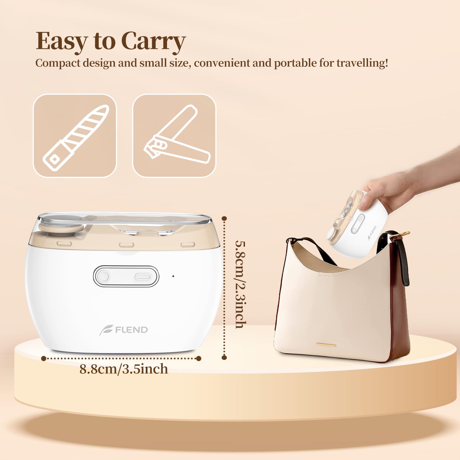 Bubbacare ergonomic handle design fits small hands with reduced effort