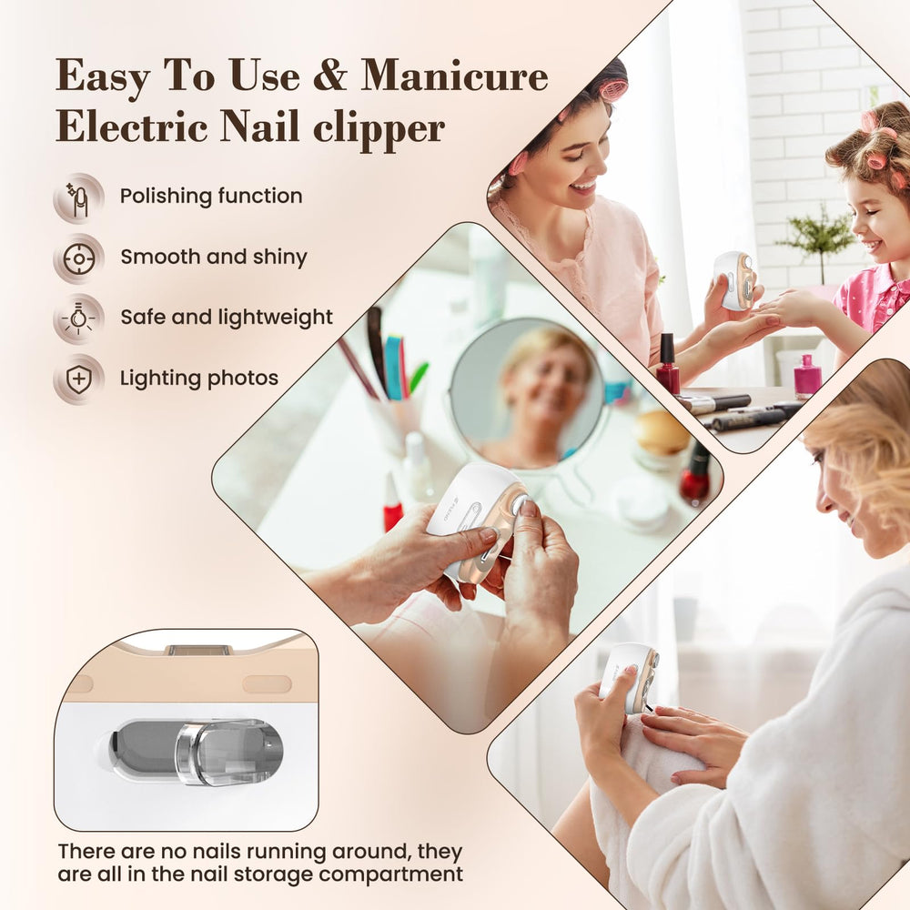Bubbacare quiet 40dB nail trimmer suitable for night use