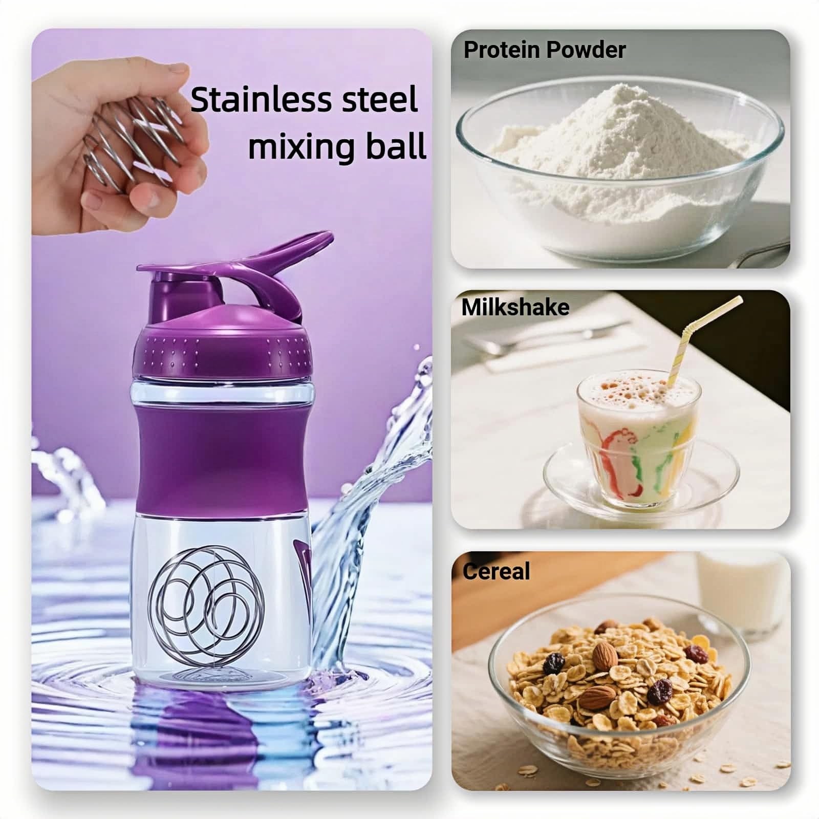 Bubble-Fly 4-pack for versatile mixing in shakes, dressings, and beverages.
