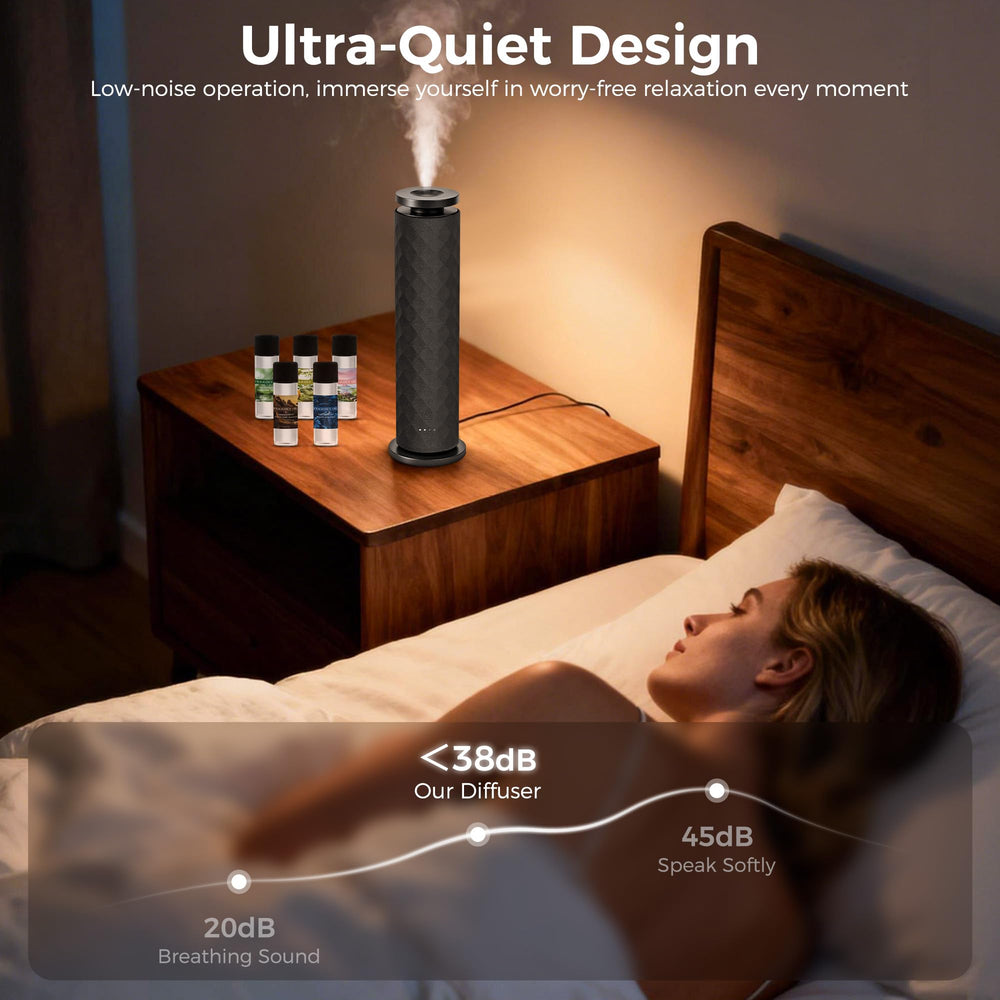 BUBLOC diffuser packaging includes coils and oils for easy setup.