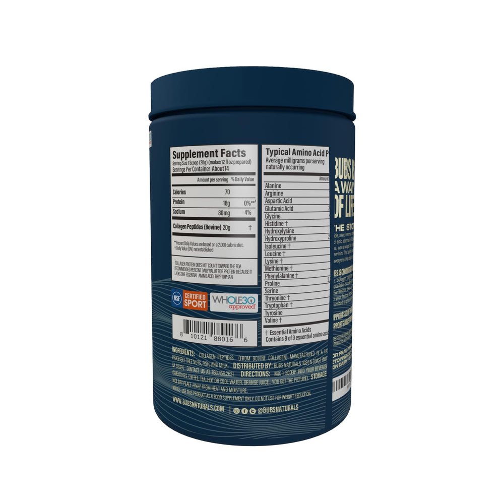 Collagen added to a smoothie for a protein-boosting texture.