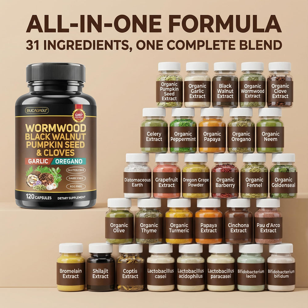 BUCAOAGU pumpkin seed capsules aid regularity