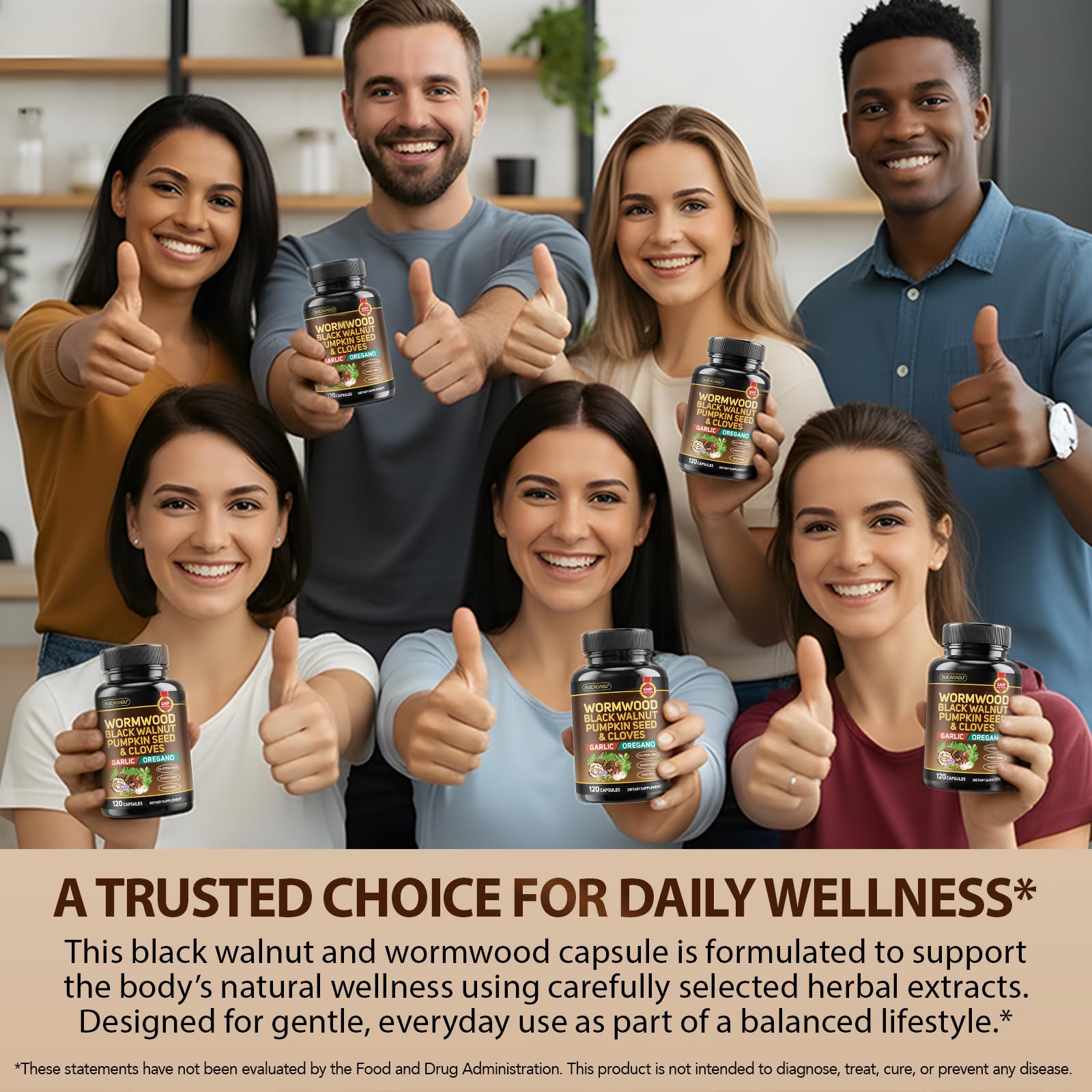 BUCAOAGU vegan formula for clean ingredient profile