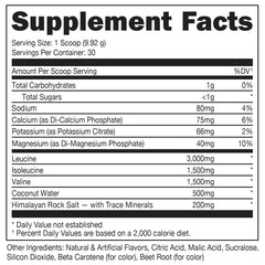 Bucked Up BCAA powder scoop ready for pre or post workout mix