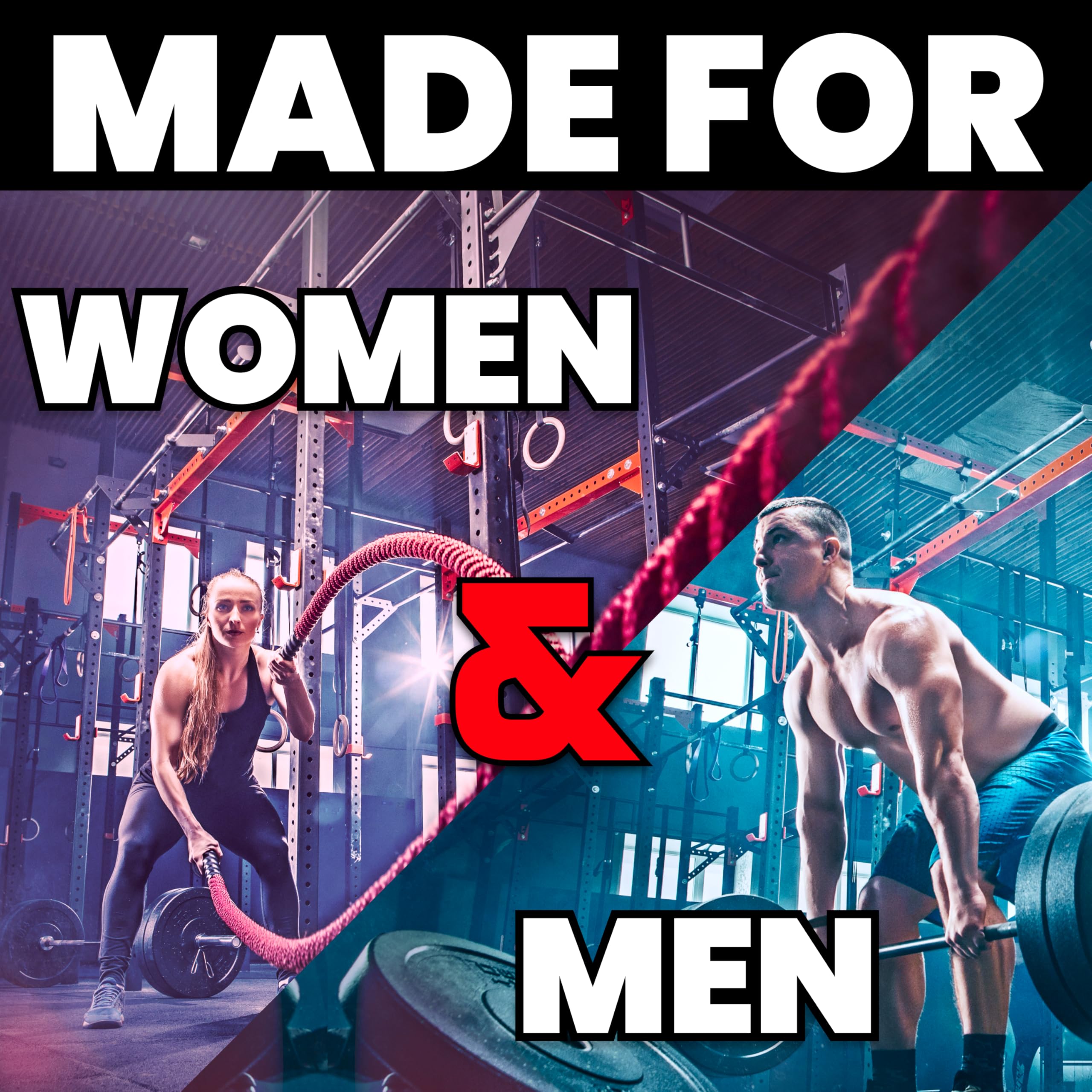Bucked Up creatine serving scoop demonstrates convenient 50 servings for ongoing training.