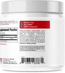 Bucked Up L-Carnitine Tartrate dissolving easily in water or juice.