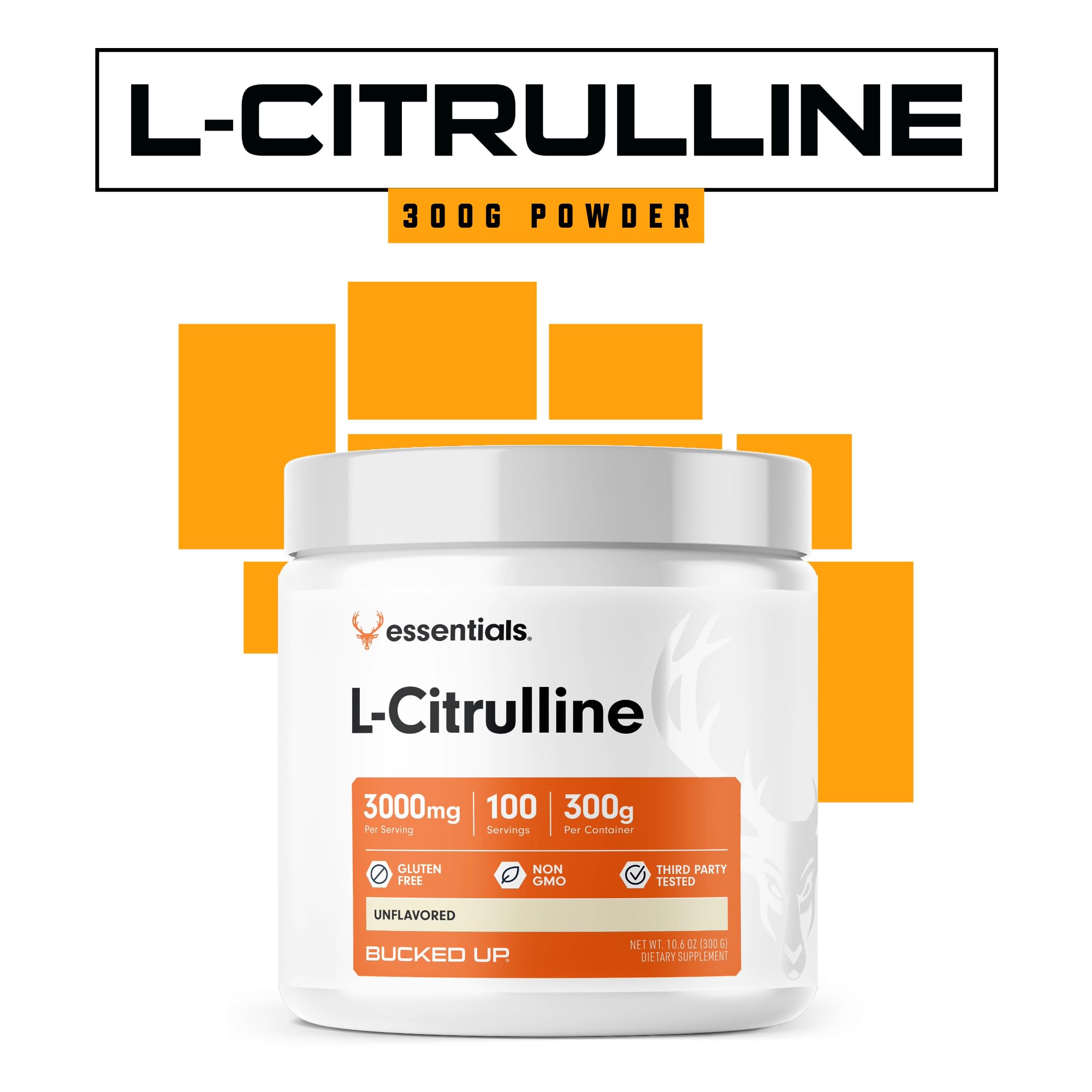 Bucked Up L-Citrulline container seal keeping contents fresh.
