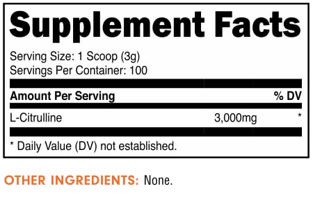 Bucked Up L-Citrulline scoop-dispensing setup for convenient servings.