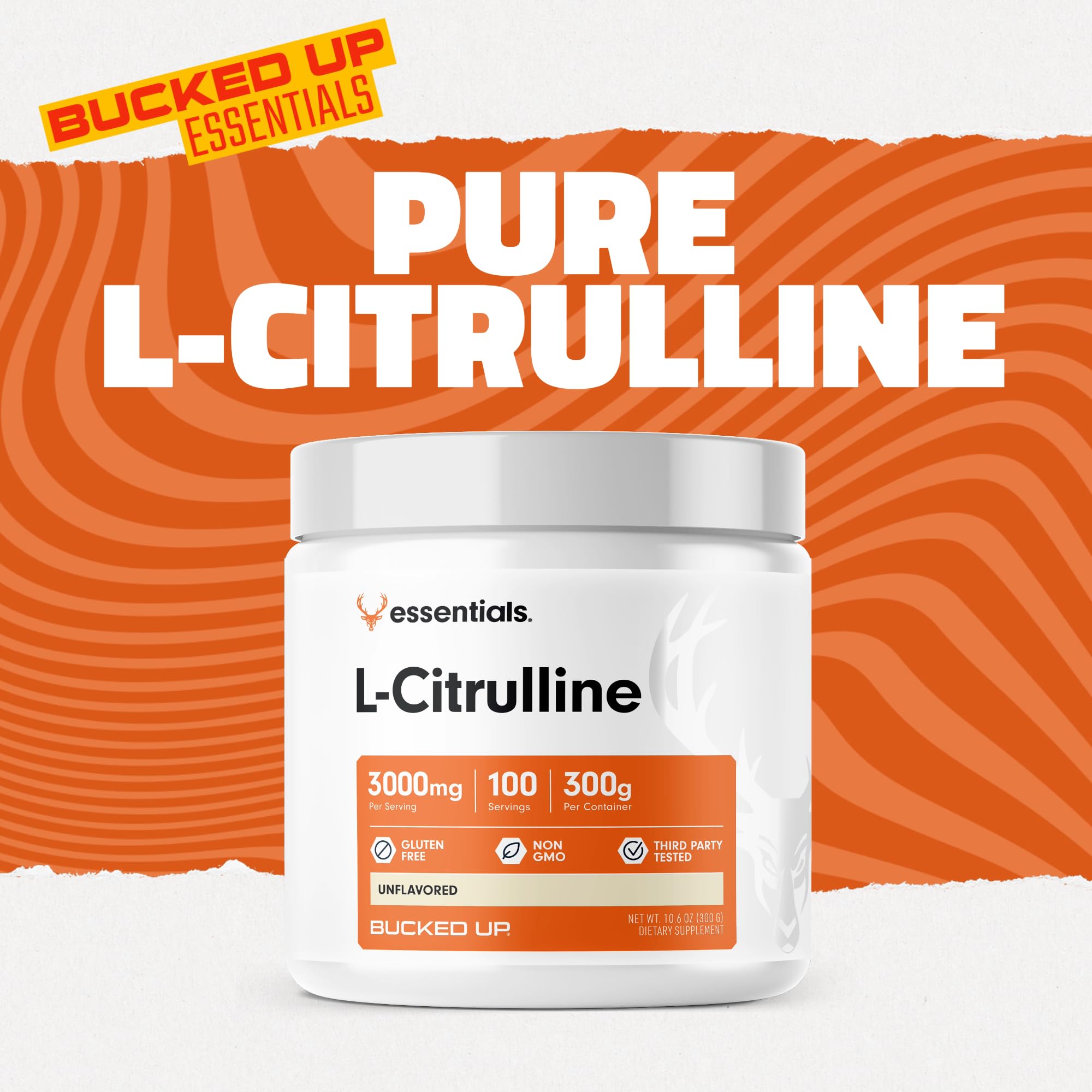 Bucked Up L-Citrulline mixed into a shake for workout support.
