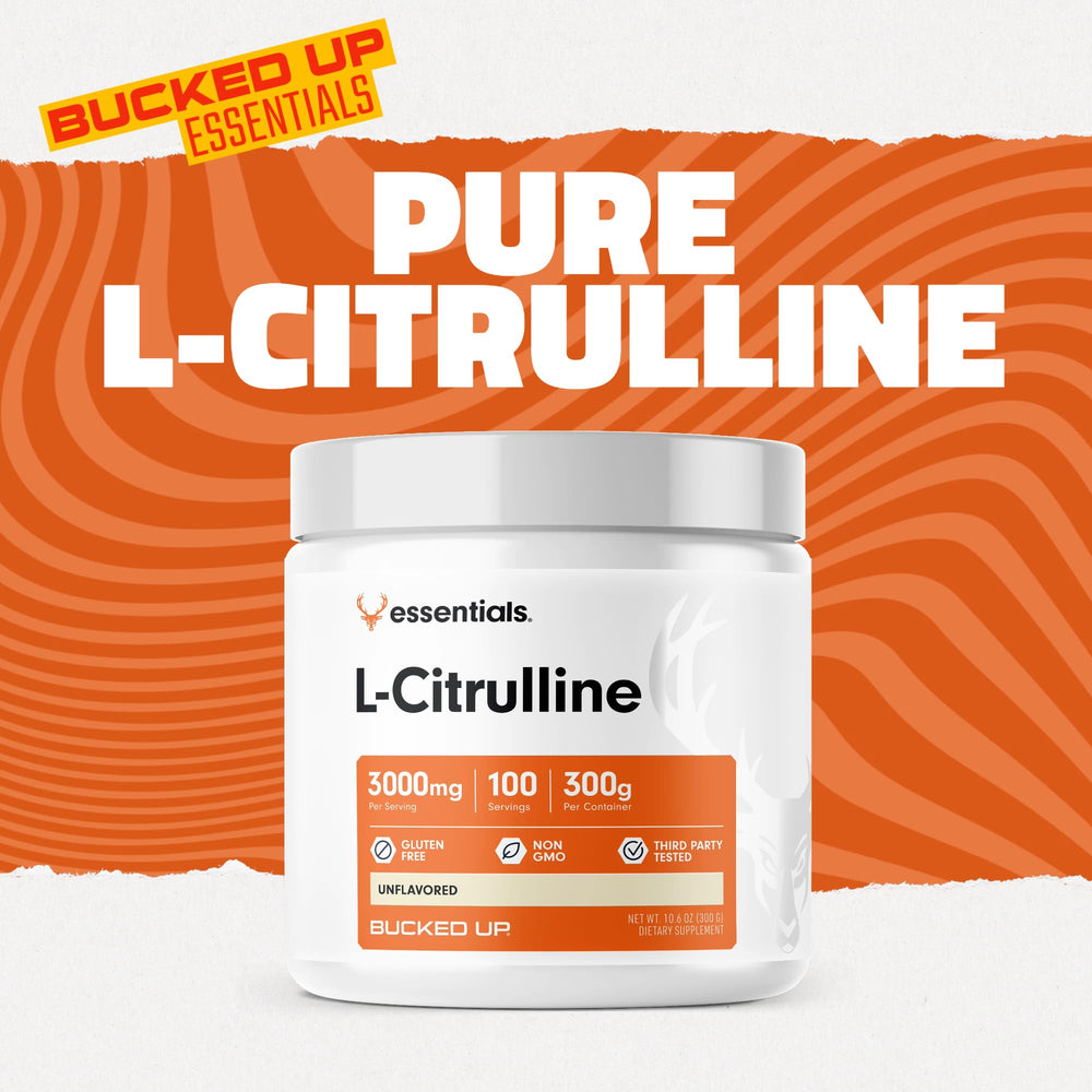 Bucked Up L-Citrulline mixed into a shake for workout support.