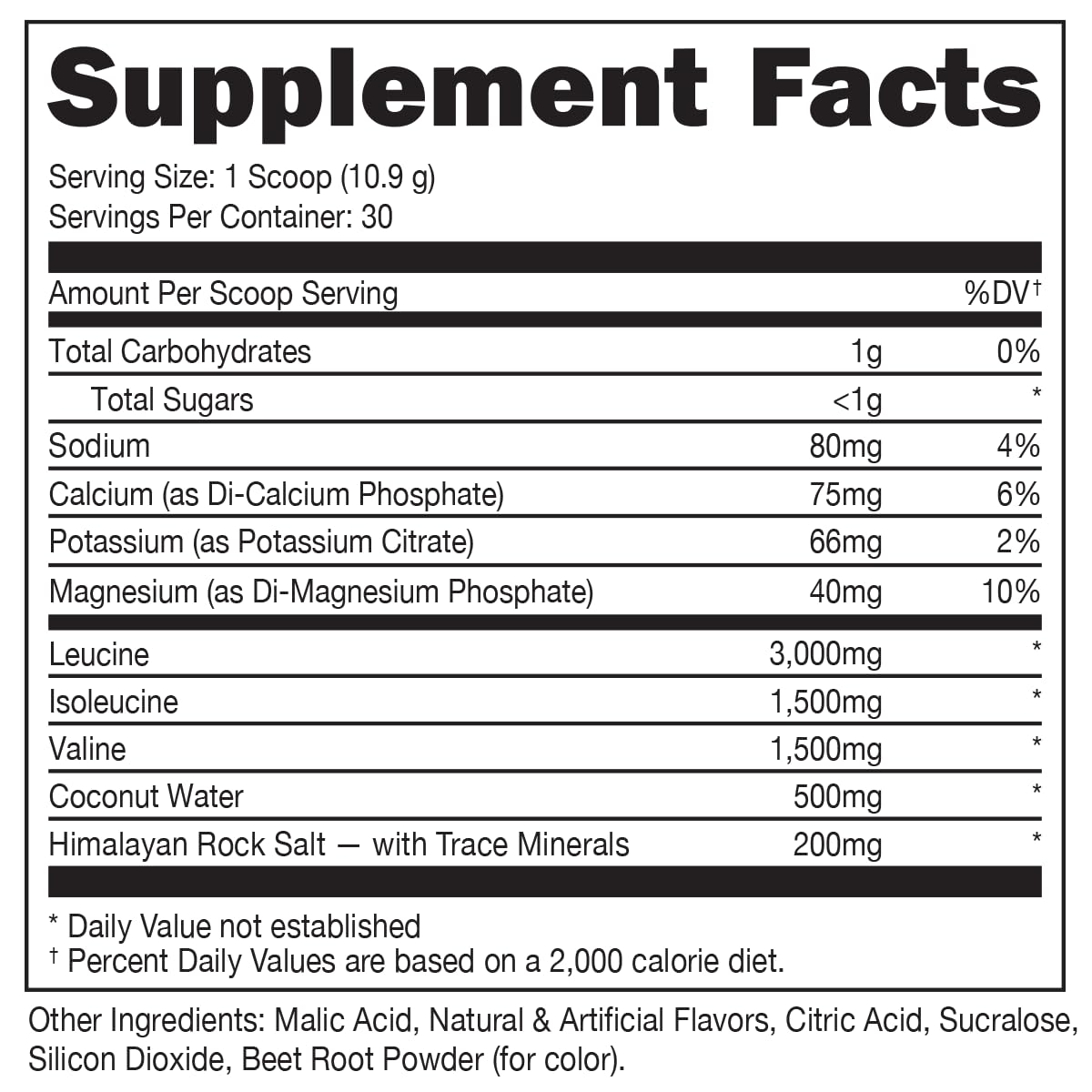 Bucked Up Original BCAA Miami serving scoop for easy dosing.
