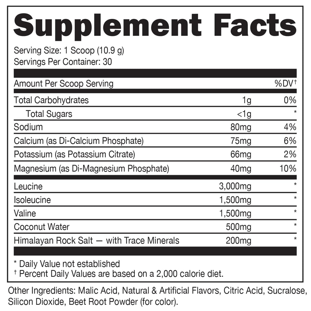 Bucked Up Original BCAA Miami serving scoop for easy dosing.