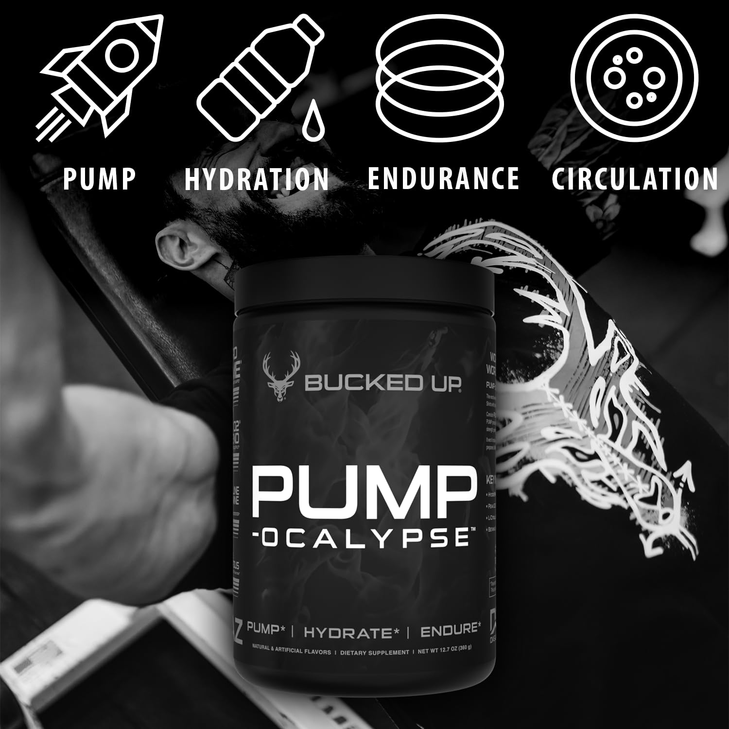 Bucked Up Pump-ocalypse mixed drink in glass showcases refreshing flavor