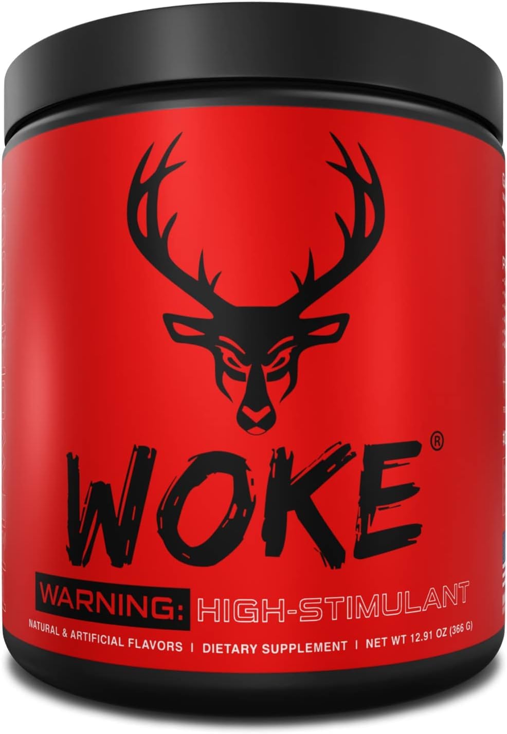 Bucked Up WOKE serving scoop with measuring lines highlights portions.