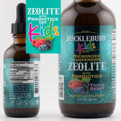 Bucklebury Kids probiotics dropper demonstrates combined detox and gut support